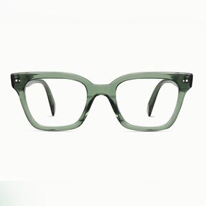 Warby Parker 😎 Olive Green Beale Square Women's Glasses 🤓